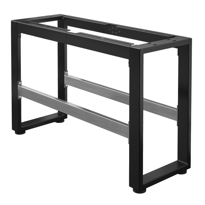 MORENA | Estructura para banco alto L: An: Al 115 x 40 x 73 cm | 6 cm | Negro