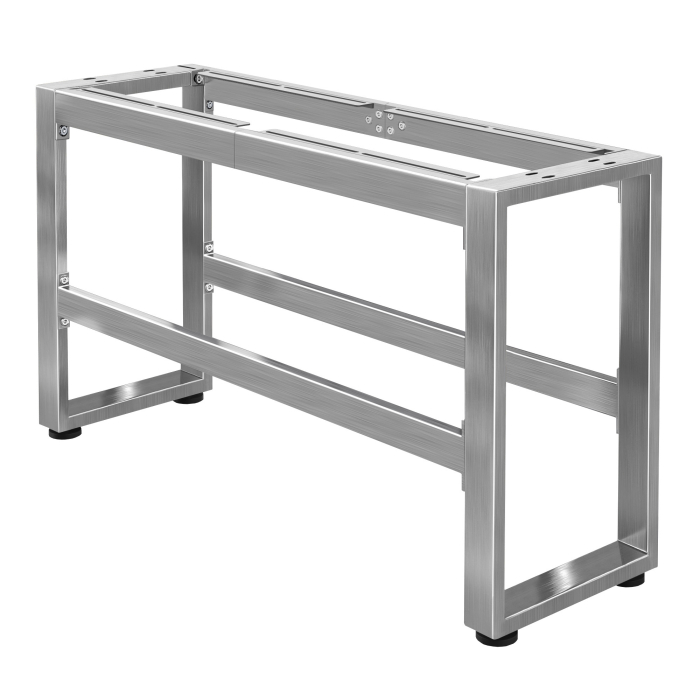 MORENA | Bastidor para banco alto L: An: Al 131 x 40 x 73 cm | 8/cm | Acero inoxidable