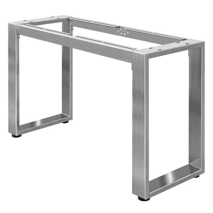 MORENA | Standing Table Frame L: W:H 139 x 60 x 105cm | 12cm | Stainless Steel