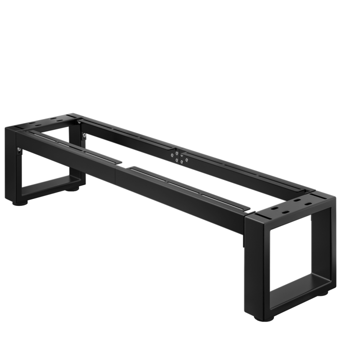 MORENA | Structure de banc L : l:H 147 x 40 x 43 cm | 6 cm | Noir
