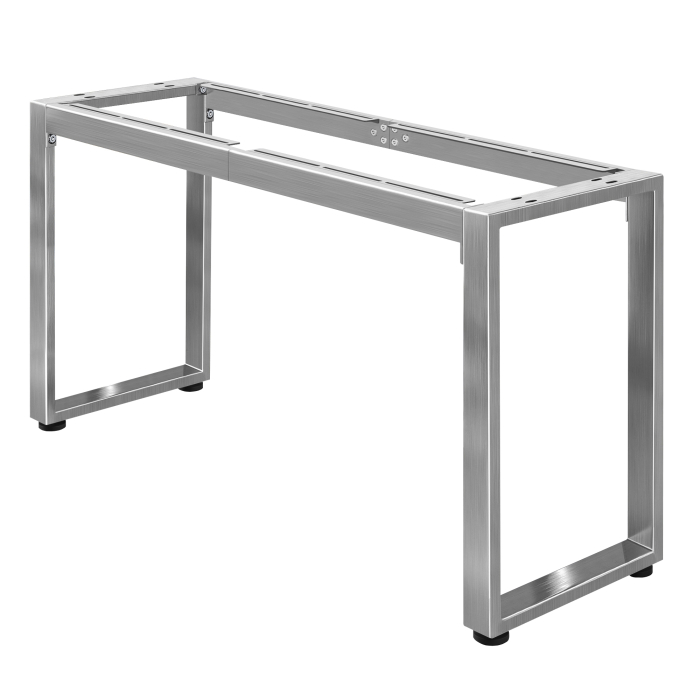 MORENA | Piètement de table haute L : l:H 159 x 60 x 105cm | 6cm | Acier inoxydable