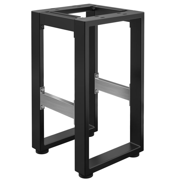 MORENA | Sitzhockergestell L: B:H 43 x 40 x 73 | 8 cm | Schwarz
