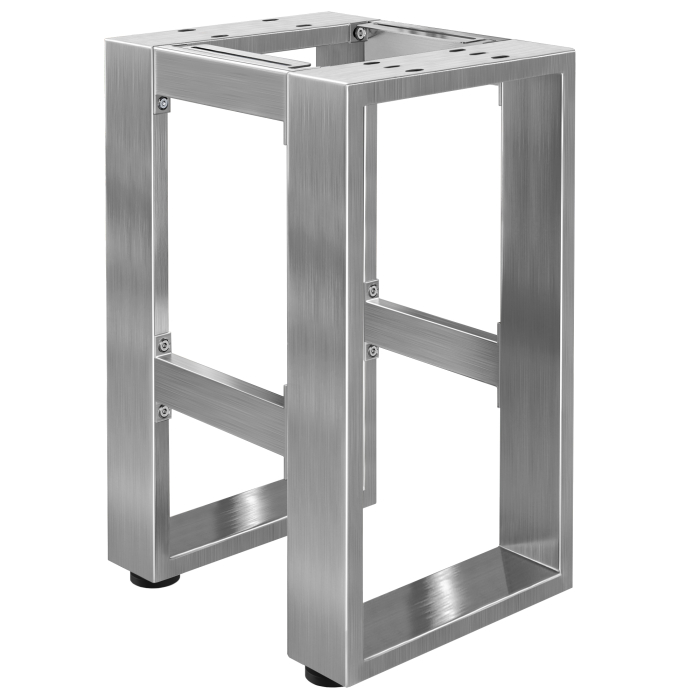 MORENA | Stacking Stool Frame L: W:H 51 x 40 x 73 cm | 12 cm | Stainless Steel