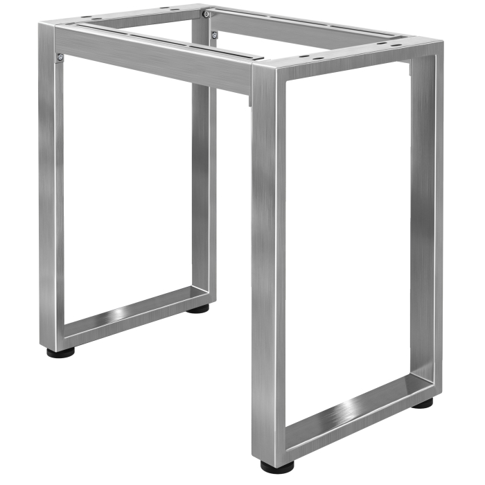 MORENA | onderstel bartafel L: B:H 79 x 60 x 105cm | 8cm | roestvrij staal