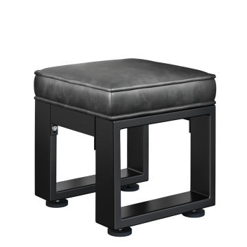 MORENA | Bistro Sitzhocker | B:H 40 x 51cm | Schwarz/ Anthrazit