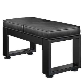 MORENA | Lounge Bench H: 80 x 51cm | 8mm | Black/ Anthracite