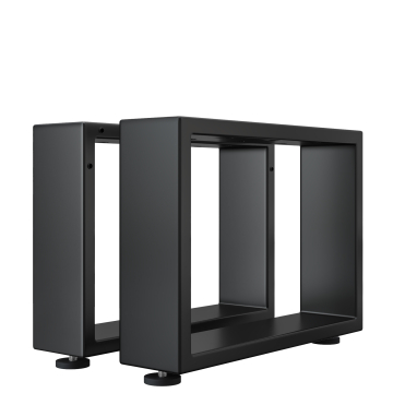 MORENA | Lounge Table Skids | Sort | Ben: 16x16cm | B58xH36cm