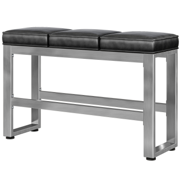 MORENA | Sitzbank B:H 120 x 81cm | 8mm | Edelstahl/ Anthrazit