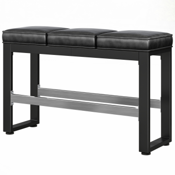 MORENA | Sitzbank B:H 120 x 81cm | 8mm | Schwarz/ Anthrazit