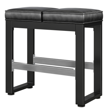 MORENA | Sitzbank B:H 80 x 81cm | 8mm | Schwarz/ Anthrazit