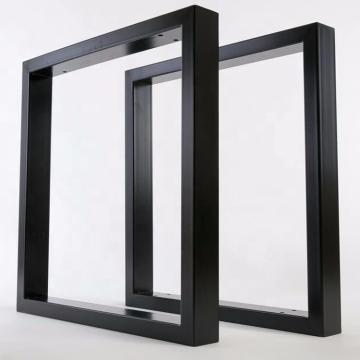 MORENA | U Bordsben | Svart | Fötter: 16x16cm | B68xH105cm