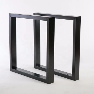 MORENA | U Bordsben | Svart | Fötter: 16x16cm | B68xH105cm