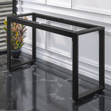 MORENA | Stehtischgestell L: B:H 147 x 60 x 105cm | 6cm | Schwarz