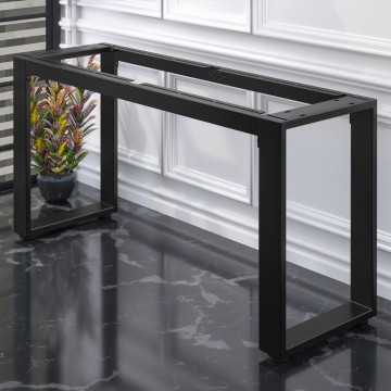 MORENA | Stehtischgestell L: B:H 171 x 60 x 105cm | 12cm | Schwarz
