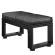 MORENA | Loungebank B:H 80 x 51cm | 8mm | Svart/ Antrasitt