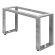 MORENA | Bar Table Frame L: W:H 167 x 60 x 105cm | 16cm | Stainless Steel