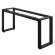MORENA | Bar Table Frame W:H 191 x 70 x 105cm | 12cm | Black
