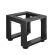 MORENA | Seat Stool Frame L: W: H 39 x 40 x 43 cm | 6 cm | Black