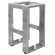MORENA | Stacking Stool Frame L: W:H 51 x 40 x 73 cm | 12 cm | Stainless Steel