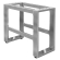 MORENA | High Bench Frame L: W:H 87 x 40 x 73 cm | 12 cm | Stainless Steel