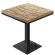 MPY | Bistro Solid Table | Square | 60 x 60 x 81 cm | Eg / Sort