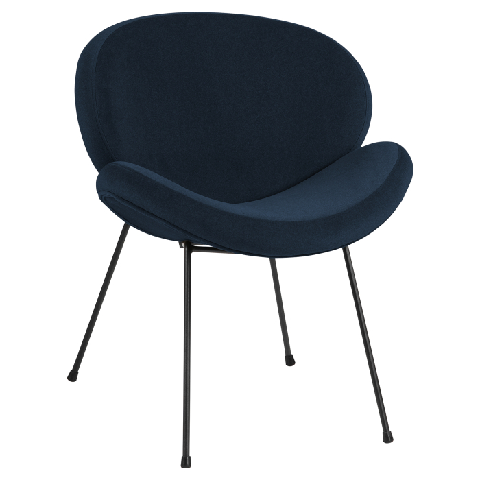 Naomi | Hotel Chair | Blue | Velvet