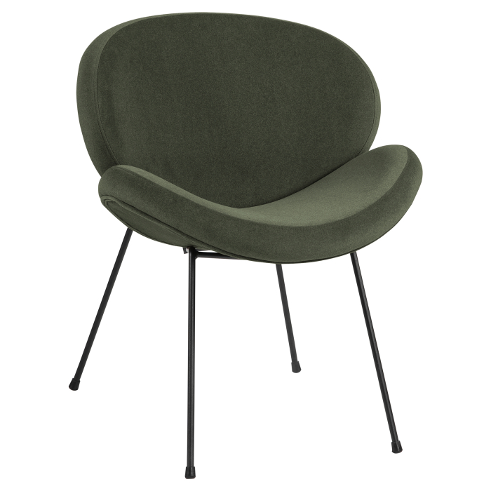 Naomi | Hotel Chair | Green | Velvet