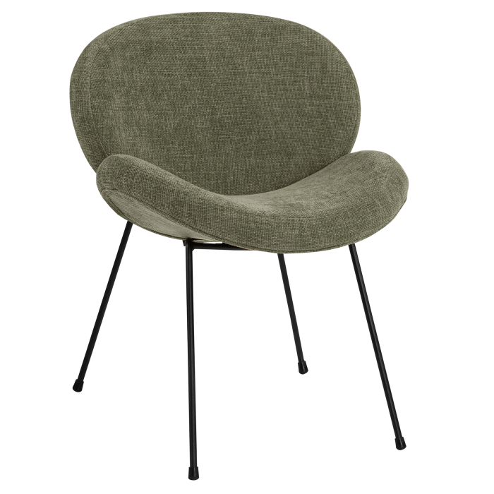 Naomi | Hotel Sedia | Verde | Tessuto/Textile