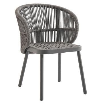 NANCY | Sedia Bistro da Terrazza | Grigio Scuro
