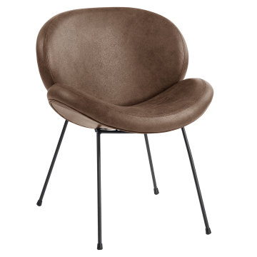 Naomi | Hotel Chair | Brown | Leather
