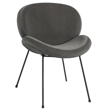 Naomi | Hotel Chair | Gray | Velvet