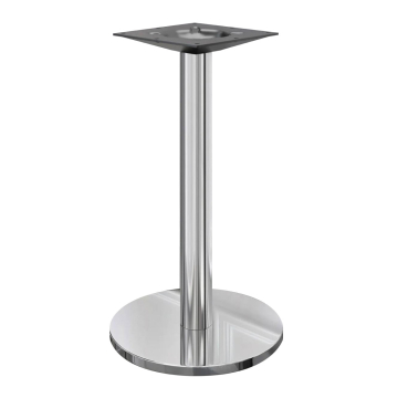 NIZZA | Bistro Stehtischgestell | Edelstahl | Fuß: Ø 45 cm | Höhe: 105 cm