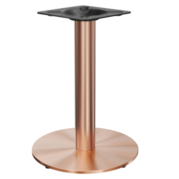 NIZZA | Stelaż stołu bistro | Miedź | Podstawa: Ø 45 cm | Wysokość: 72 cm