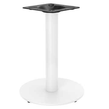 NIZZA | Bistro Tischgestell | Weiß | Fuß: Ø 50 cm | Höhe: 72 cm