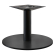 NIZZA | Bistro lounge table base | Black | Height: 35 cm | Base plate: Ø 50 cm | Column: Ø 7.6 cm