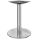 NIZZA | Bistro bordstativ | Rustfritt stål | Høyde: 71 cm | Bunnplate: Ø 50 cm | Søyle: Ø 7,6 cm