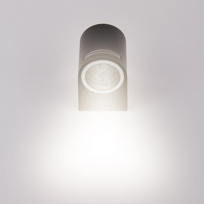 NORA utendørs vegglampe sort aluminium moderne opp og ned spotlight 11W GU10 8cm IP44 NORA utendørs vegglampe sort aluminium moderne opp og ned spotlight 11W GU10 8cm IP44