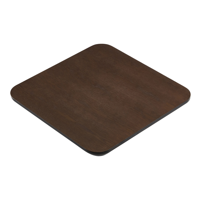 OAK VENEER | Gastro Eichenfurnier Tischplatte | 80 x 80 x 2,5 cm | Wenge | Quadratisch