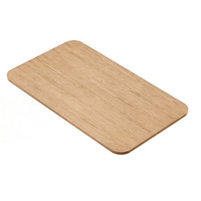 OAK VENEER | Gastro Eichenfurnier Tischplatte | 110 x 60 x 2,5 cm | Eiche | Rechteckig