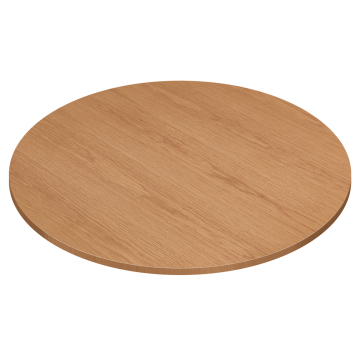 OAK VENEER | Gastro Eichenfurnier Tischplatte | Ø 60 x 2,5 cm | Eiche | Rund