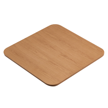 OAK VENEER | Gastro Eichenfurnier Tischplatte | 60 x 60 x 2,5 cm | Eiche | Quadratisch