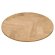 EGEFINER | Bordplade i gastro-egefiner | Ø 60 x 2,5 cm | Eg | Rund | Sildebensmønster