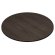OAK VENEER | Gastro Eichenfurnier Tischplatte | Ø 60 x 2,5 cm | Wenge | Rund