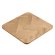 OAK VENEER PREMIUM | Gastro Eichenfurnier Tischplatte | 60 x 60 x 2,5 cm | Eiche | Quadratisch | Fis