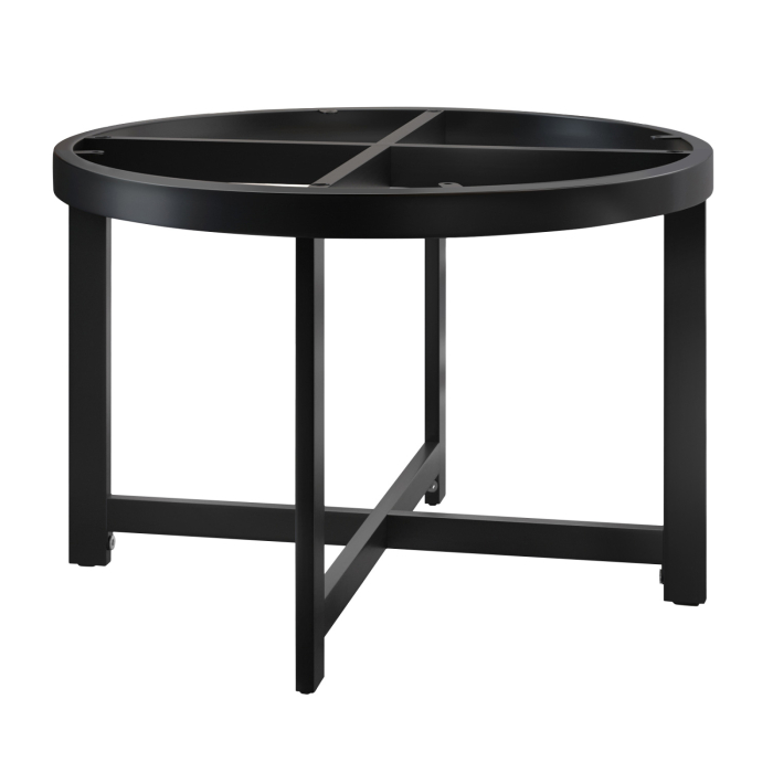 ORLANDO | Bistro Lounge Tischgestell | Ø68,5 x H50 cm | Schwarz