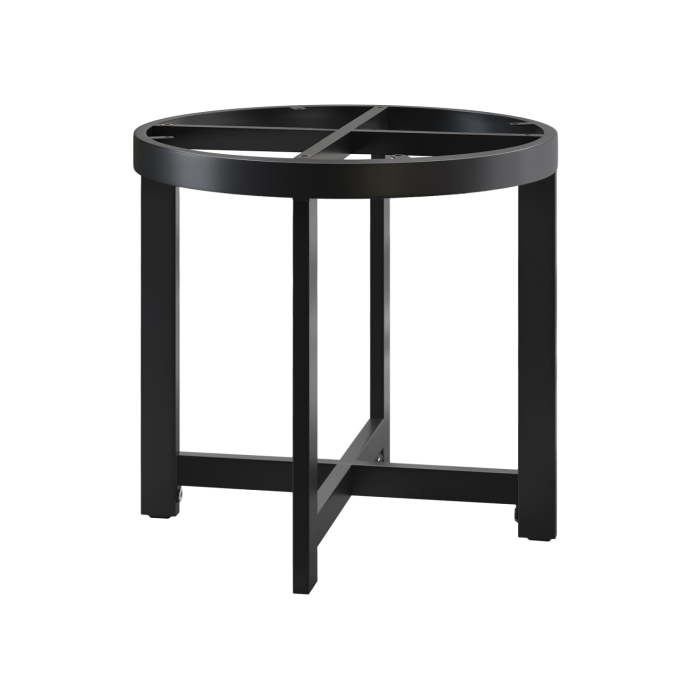 ORLANDO | Bistro Lounge Tischgestell | Ø48,5 x H50 cm | Schwarz