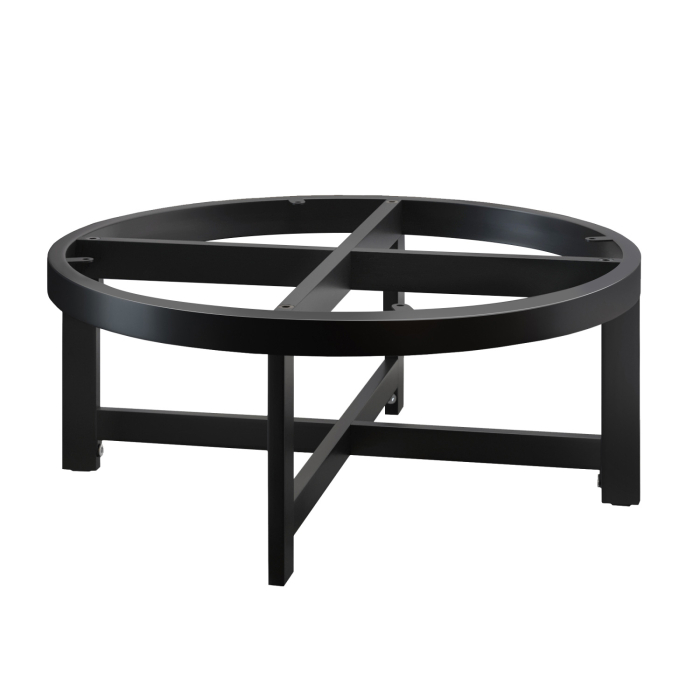 ORLANDO | Bistro Lounge Tischgestell | Ø68,5 x H30 cm | Schwarz