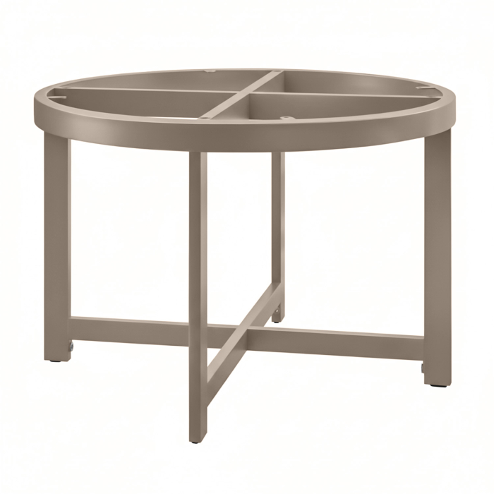 ORLANDO | Stół Bistro Lounge Frame | ↔ 48,5-68,5 | ↥30-50 cm | TaupeORLANDO | Podstawa stolika Restauracyjne | Ø68,5 x H50 cm | Taupe