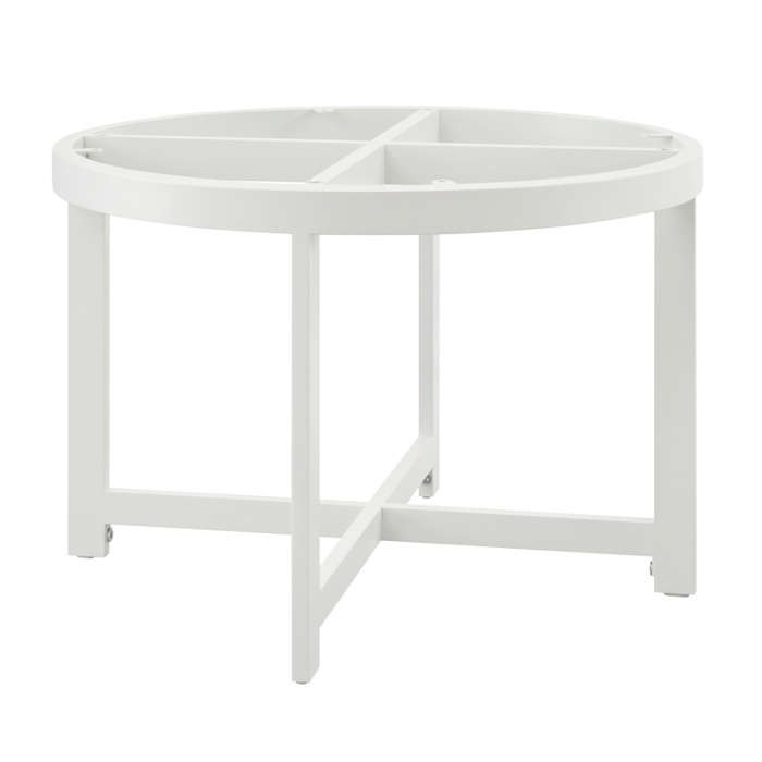 ORLANDO | Bistro Lounge Tischgestell | Ø68,5 x H50 cm | Weiß