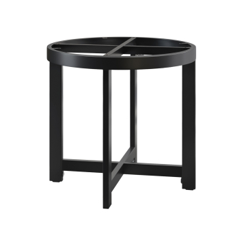 ORLANDO | Bistro Lounge Tischgestell | Ø48,5 x H50 cm | Schwarz